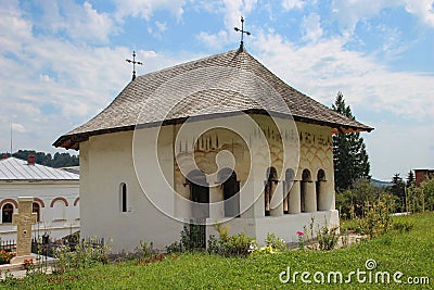 Bistrita Monastery, Valcea - The Old Church Editorial Stock Photo